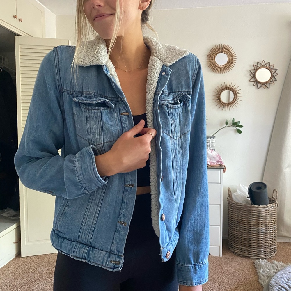 Thread and Supply Denim Trucker Jacket